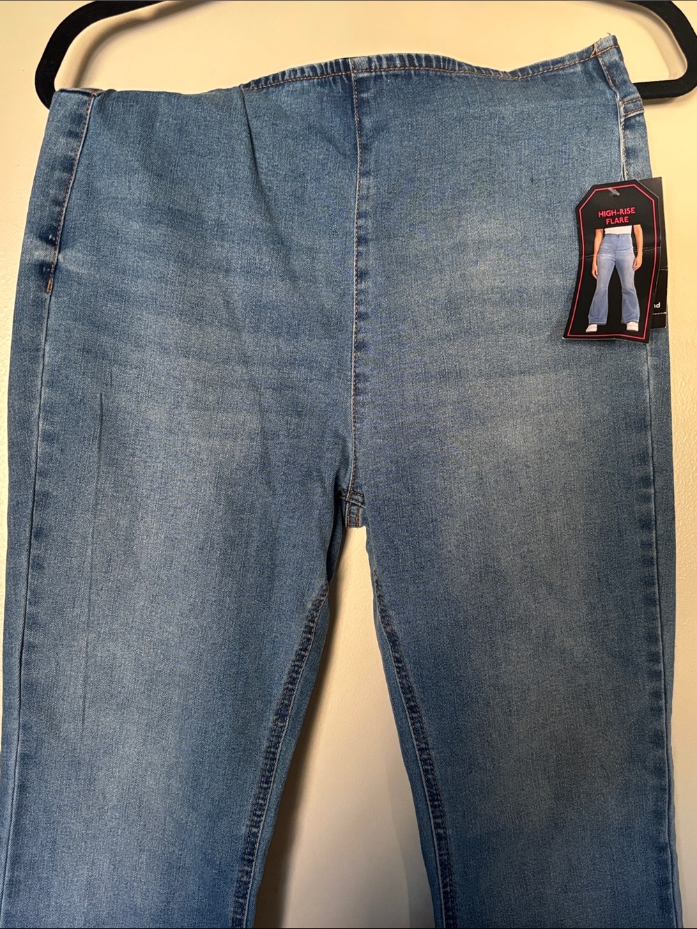 No Boundaries Light Blue Flare Jeans - Picture 4 of 4
